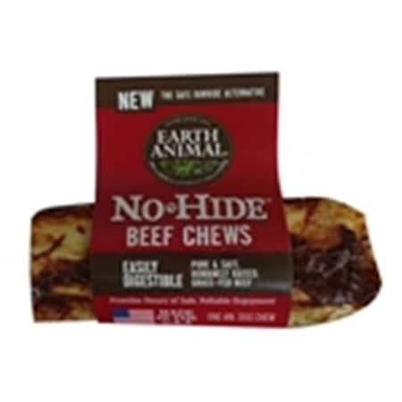 Earth Animal Earth Animal 853965006149 4 in. No Hide Beef Chews Dog Treats - 24 counter of 24 box 853965006149